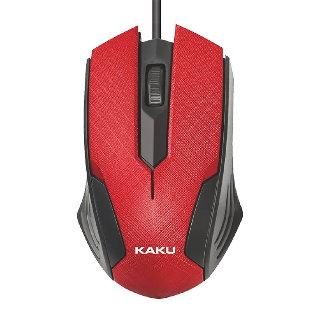 Mouse Optic cu Fir, KAKU Langsi (KSC-357) Rosu