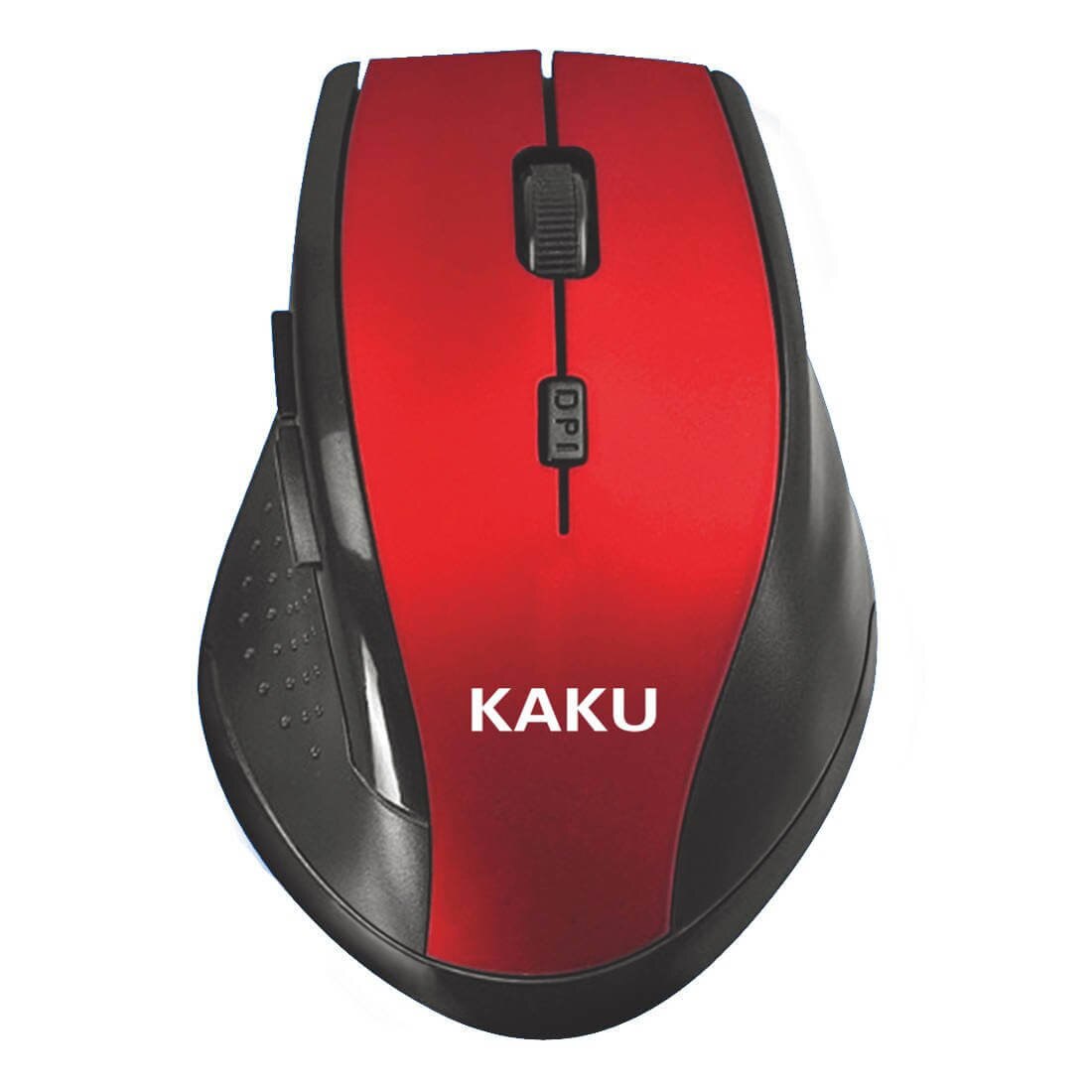 Mouse Wireless (Fara Fir), Optical, 6 Butoane, KAKU Zhuifeng (KSC-449) Rosu