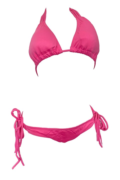 Дамски бански 2 части, регулиращи се класически слипове и регулиращ се сутиен, EFAYN RO, Тъмнорозов