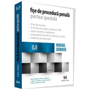 Fise De Procedura Penala Partea Speciala Mihail Udroiu Emag Ro