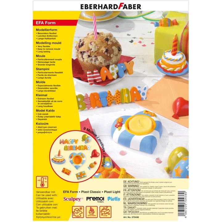Set de artizanat, Eberhard Faber, Multicolor