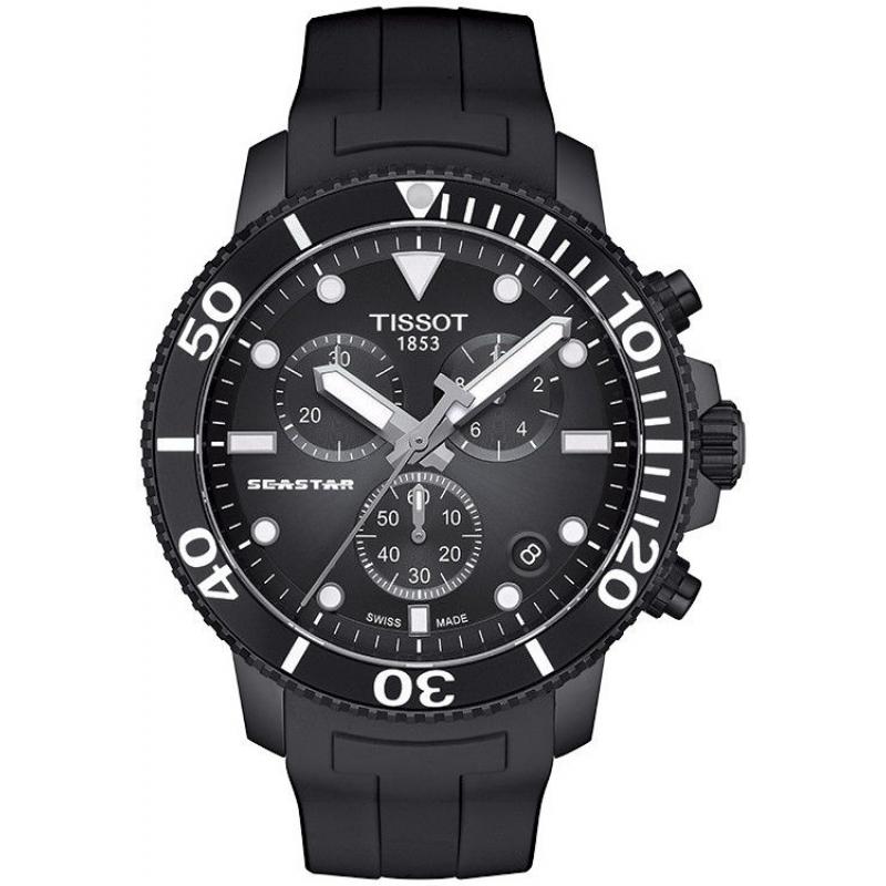 Ceas pentru barbati Tissot Seastar 1000 Chronog, Negru