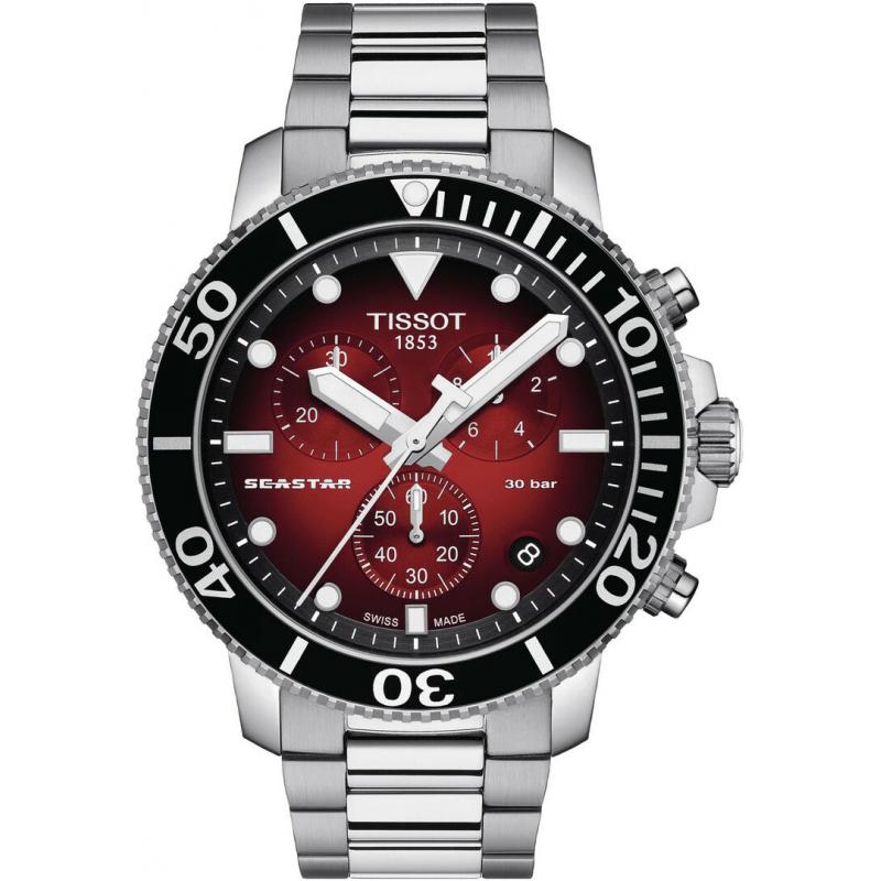 Ceas pentru barbati Tissot Seastar 1000 Chronograph, Argintiu