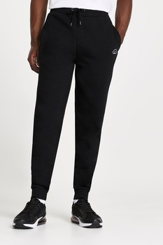 River Island, Pantaloni sport slim fit cu snur, Negru River Island, Pantaloni sport slim fit cu snur, Negru