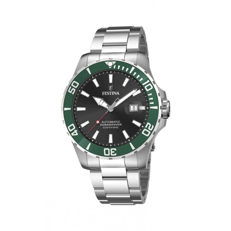 Ceas barbati Festina Automatic 20531/2, Otel inoxidabil, 20 ATM, Argintiu
