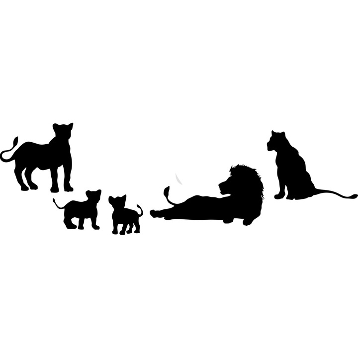 Семейна декорация за стена Lei HH691, от дърво, 135x43 см