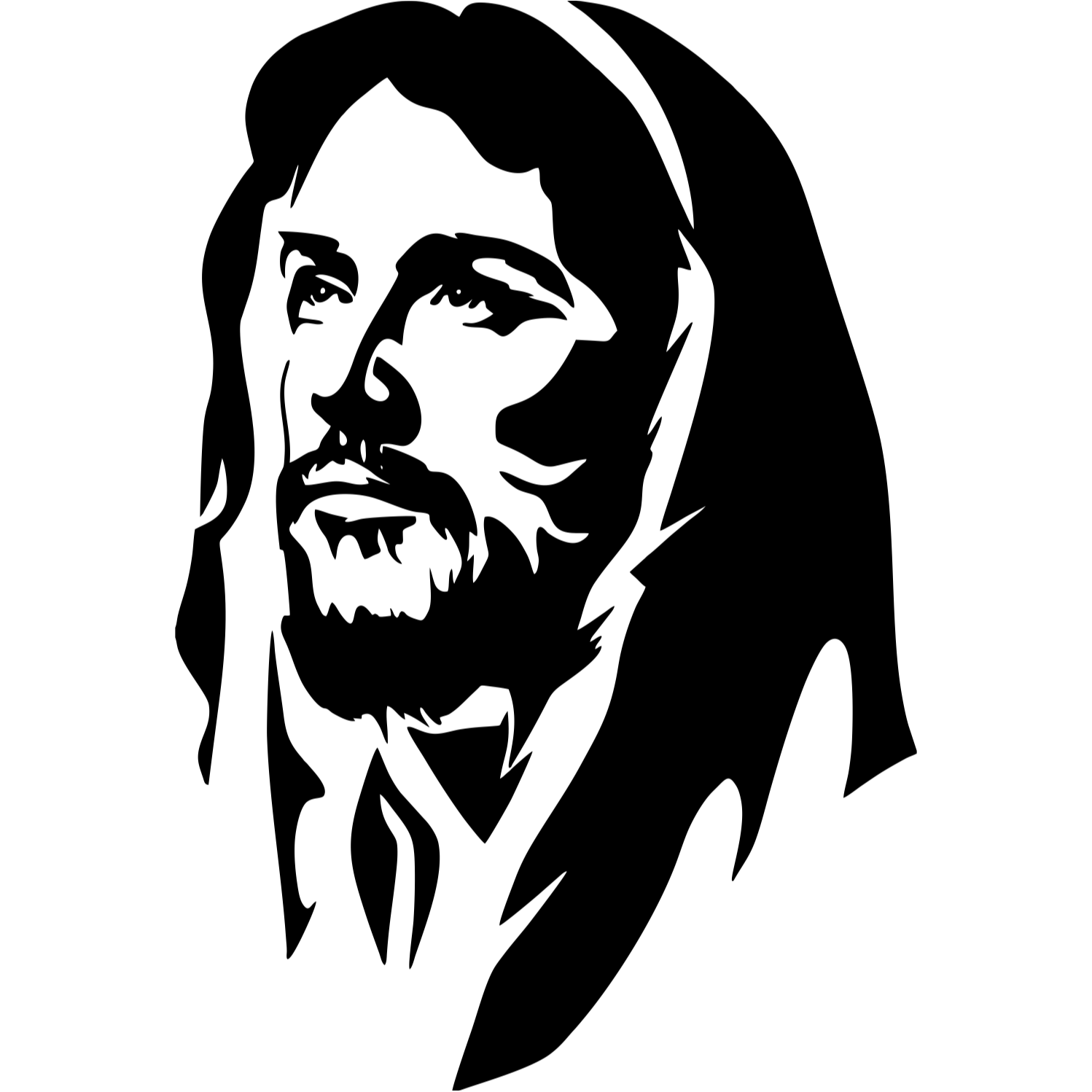 Decor perete Iisus HH774 din lemn 30x45 cm