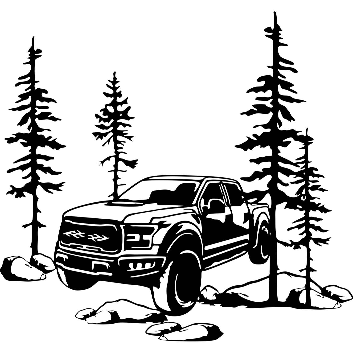 Decor perete Masina SUV HH765 din lemn 29x27 cm