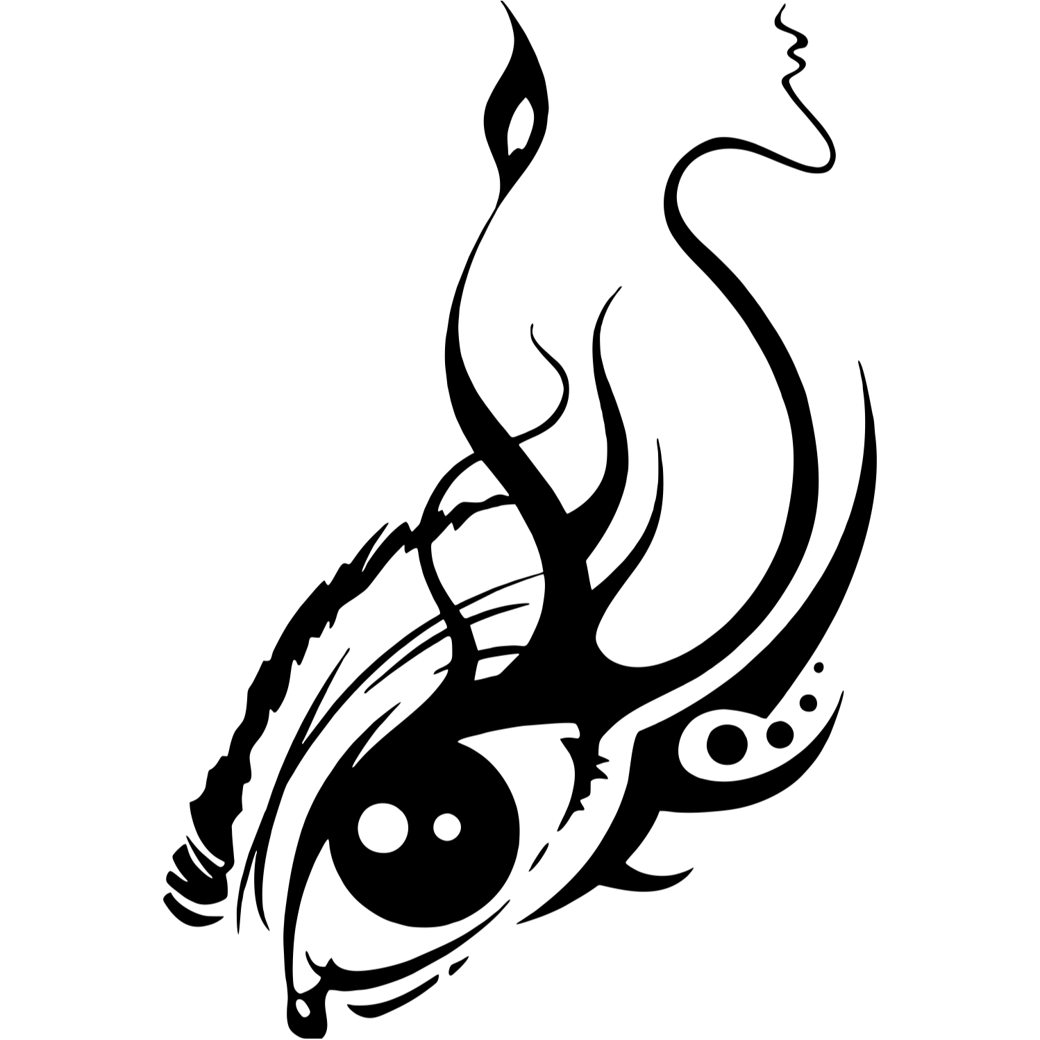 Decor perete Ochi HH785 din lemn 27x40 cm