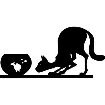 Decor perete Pisica HH767 din lemn 45x22 cm Decor perete Pisica HH767 din lemn 45x22 cm