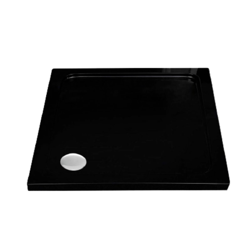 Cadita dus Rea Savoy, 80 x 80 cm, negru