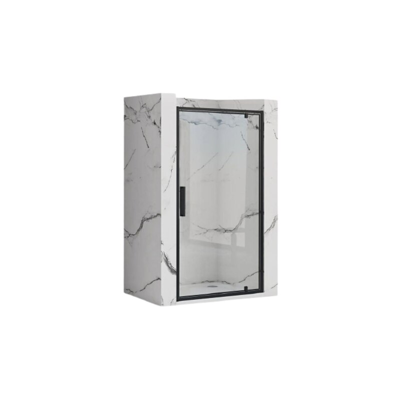 Usa de dus Rea Rapid Swing, 70 x 195 cm, negru-transparent