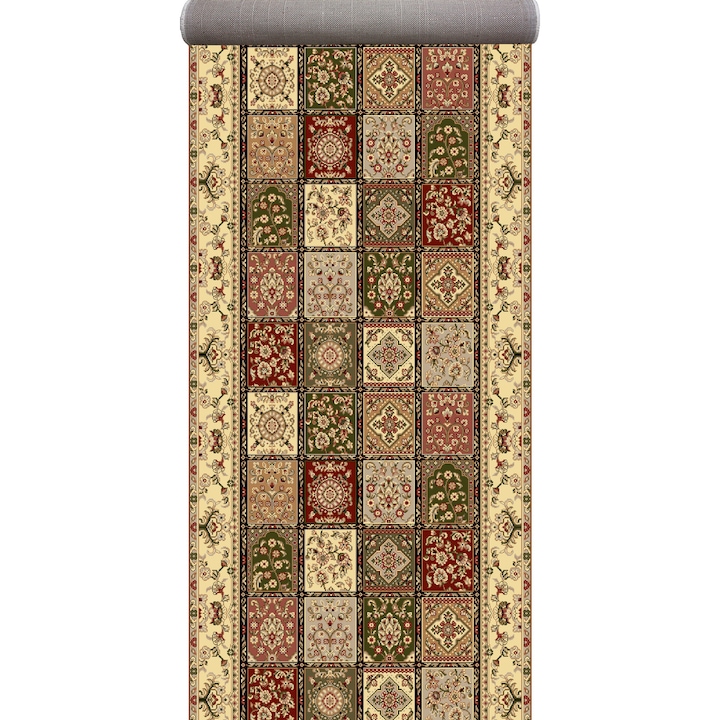 Traversa Lotos 1518-110, Crem / Bej, 80x400 cm, 1800 gr/mp