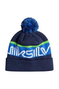 QUIKSILVER, Caciula elastica cu ciucure Summit, Bleumarin QUIKSILVER, Caciula elastica cu ciucure Summit, Bleumarin