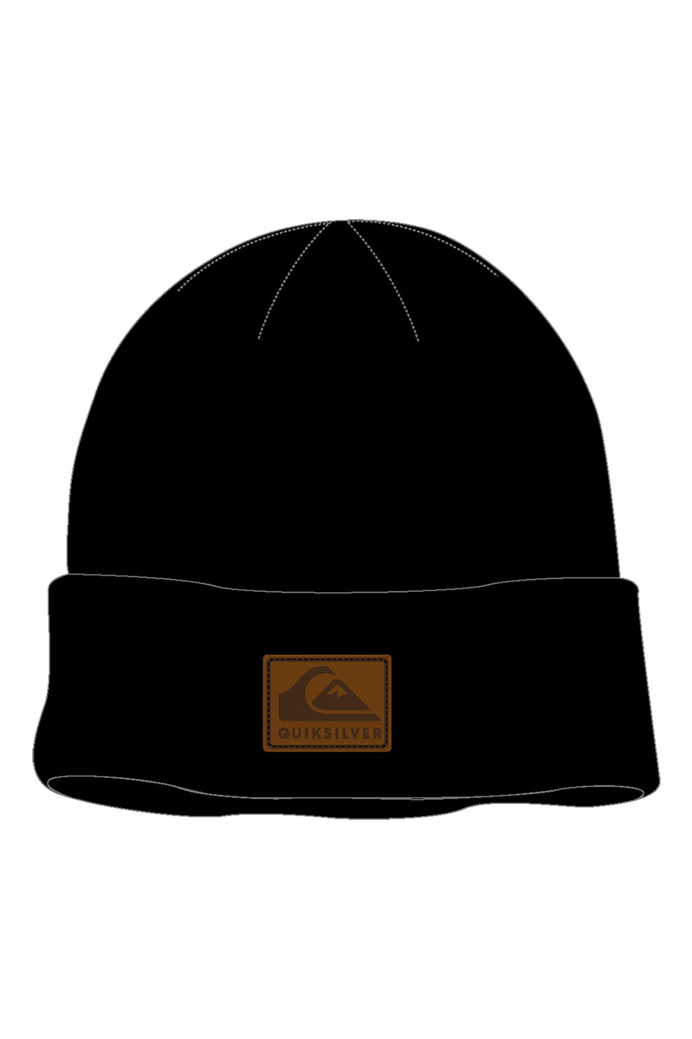 QUIKSILVER, Caciula elastica cu aplicatie logo Permormer 2, Negru