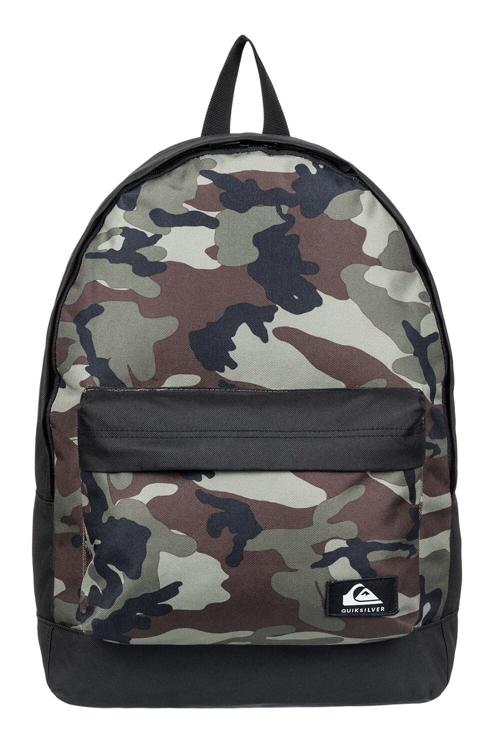 QUIKSILVER, Rucsac cu model camuflaj Everyday Poster - 25 L, Negru/Gri/Maro