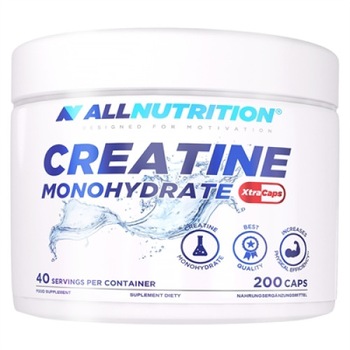 Creatina Monohidrat, 5000 mg (100%) - 200 capsule (40 doze) Creatina Monohidrat, 5000 mg (100%) - 200 capsule (40 doze)