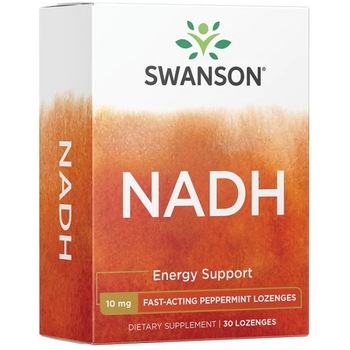 Complex pentru Metabolism si Regenerare Celulara, Swanson NADH™ (10 mg) - 30 comprimate (dropsuri) Complex pentru Metabolism si Regenerare Celulara, Swanson NADH™ (10 mg) - 30 comprimate (dropsuri)