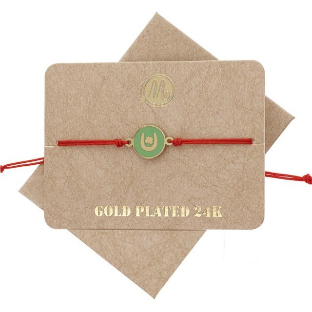 Bratara Martisor Potcovita Verde