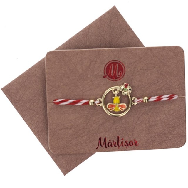 Bratara Aurie Jucausa Albinuta Portocalie