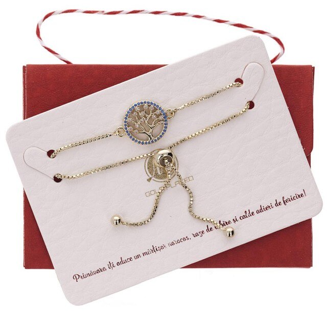 Bratara Aurie Premium Copacul Vietii