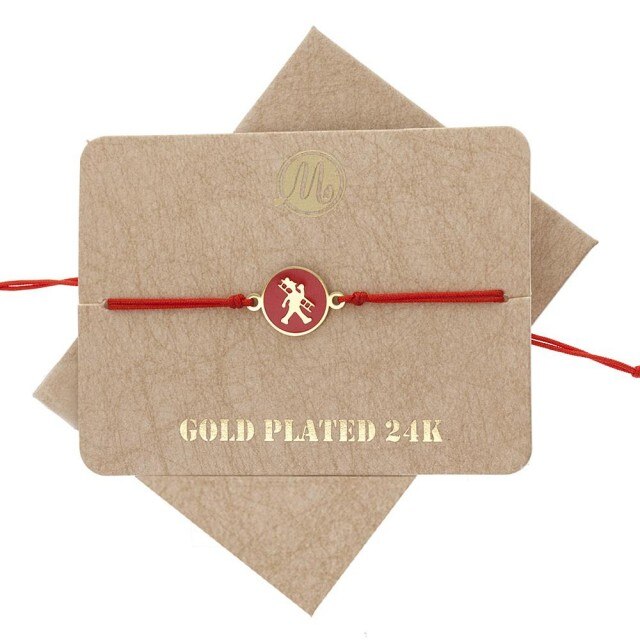 Bratara Martisor Cosar Rosu