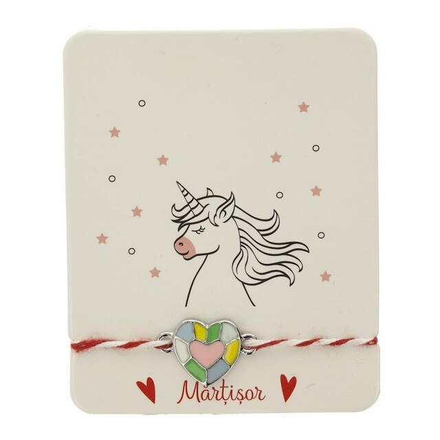 Bratara Argintie Kids cu Inima