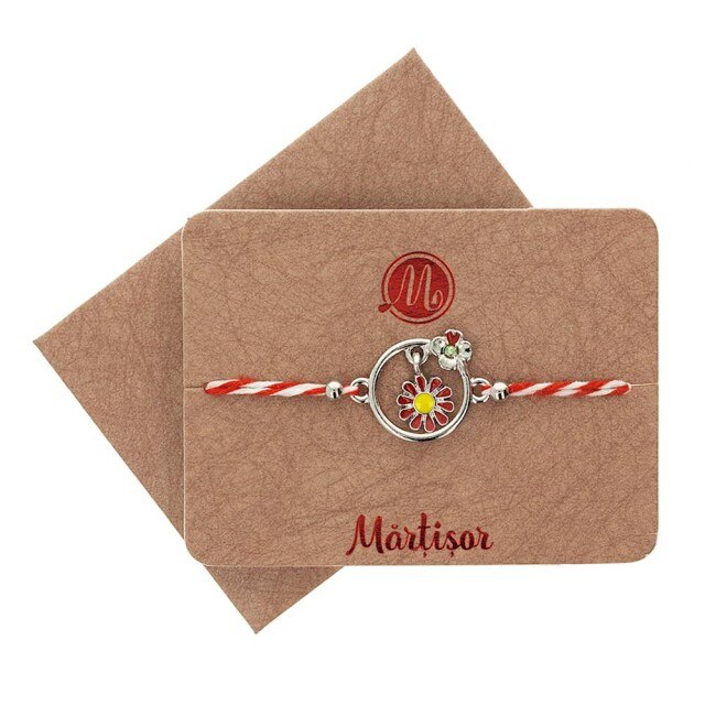 Bratara Argintie Jucausa Floricica Rosie