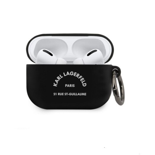Husa Karl Lagerfeld pentru AirPods Pro - KLACAPSILRSGBK