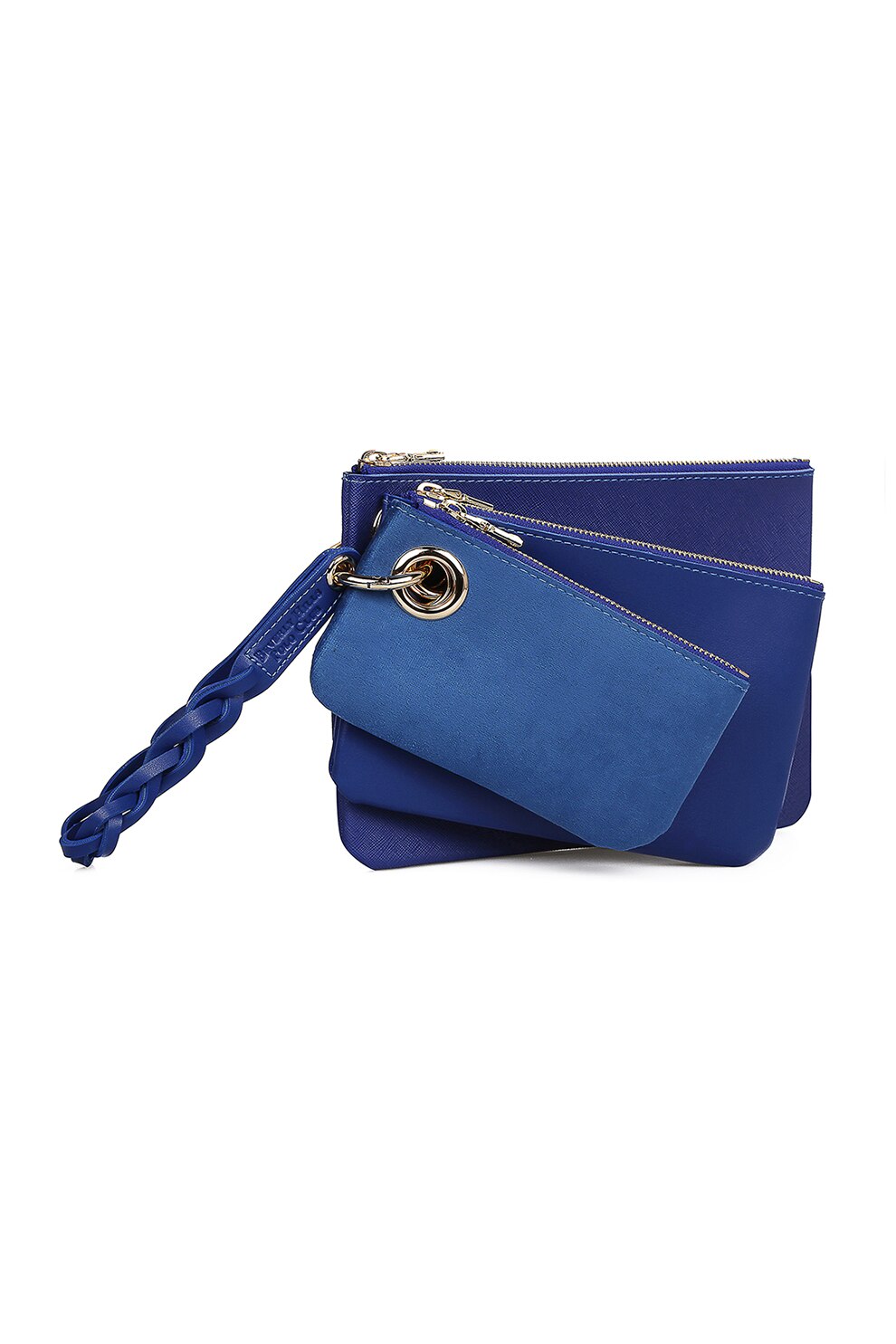 Beverly Hills Polo Club, Geanta plic cu etuiuri detasabile, Albastru royal