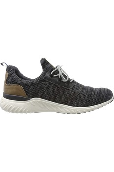 Pantofi barbati Mustang, negru/gri, 46, tip sneakers Pantofi barbati Mustang, negru/gri, 46, tip sneakers