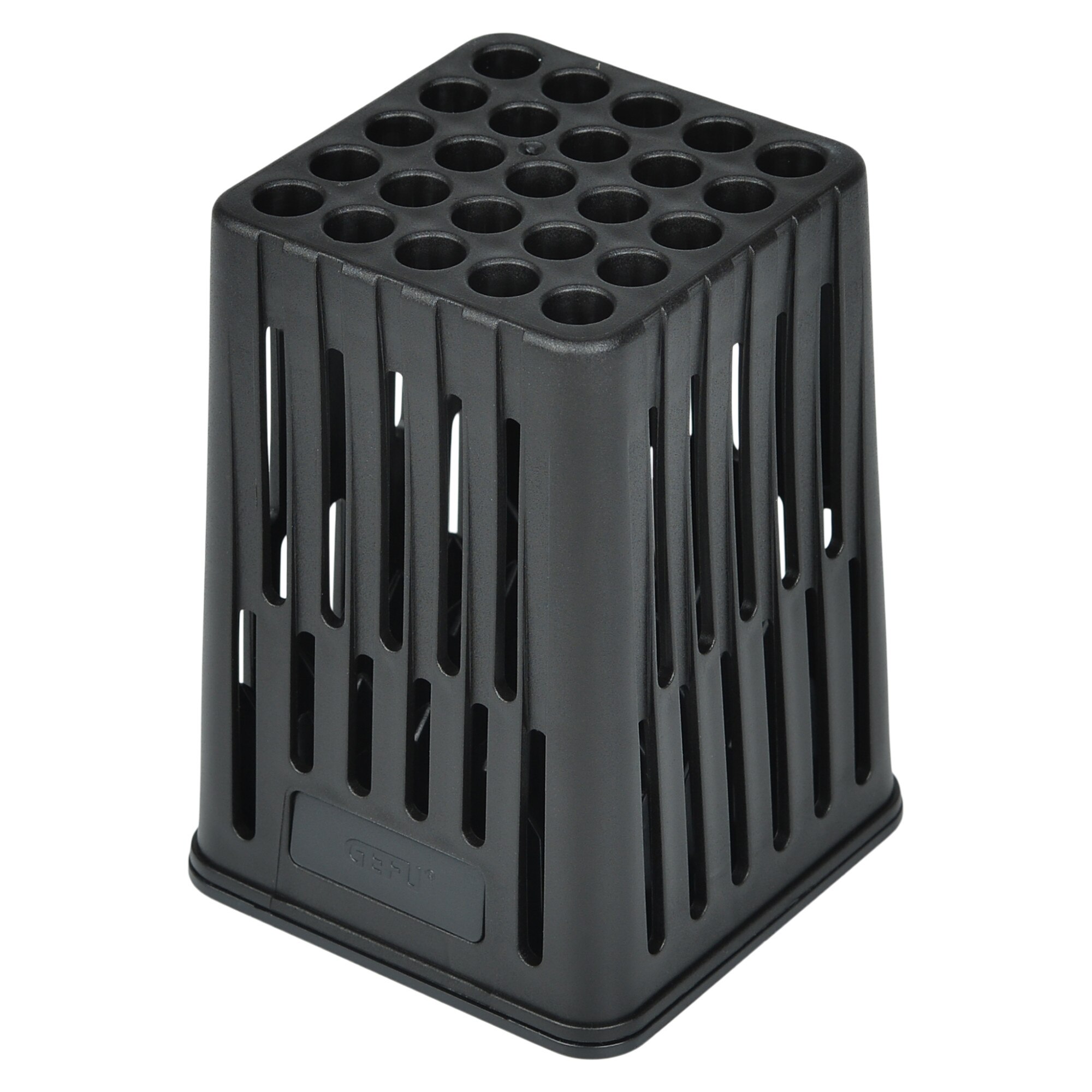 Suport pentru spalat 25 de paie, Future, L 7,7, l 7,7, H 11, negru