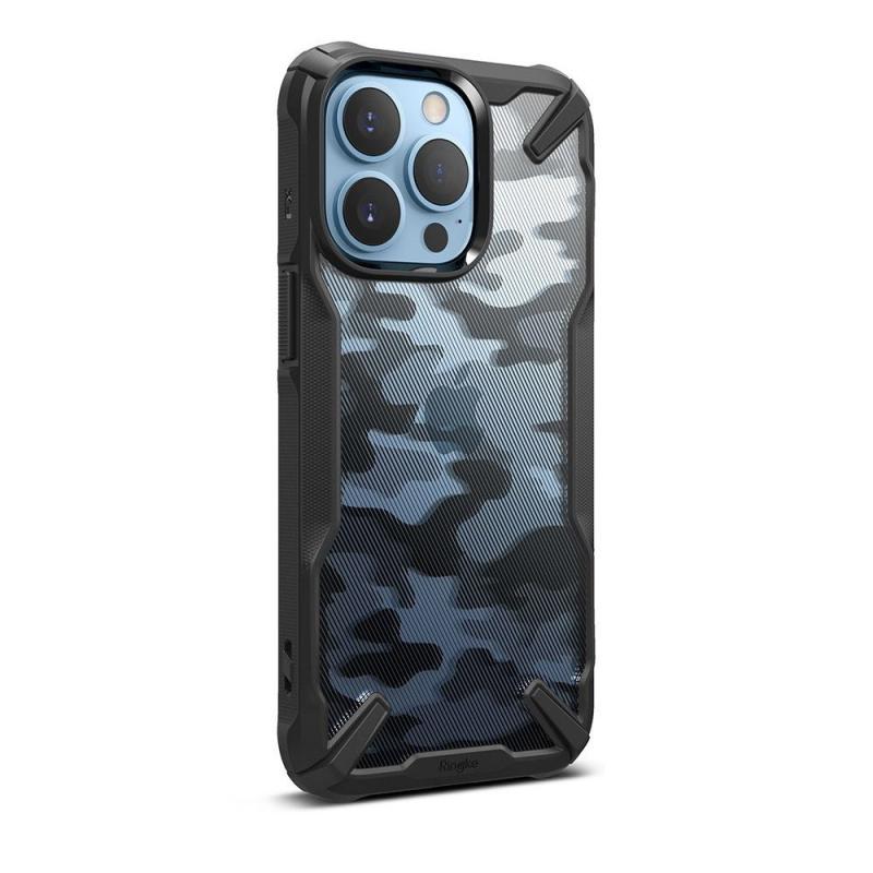 Carcasa Ringke Fusion X compatibila cu iPhone 13 Pro Camo Black