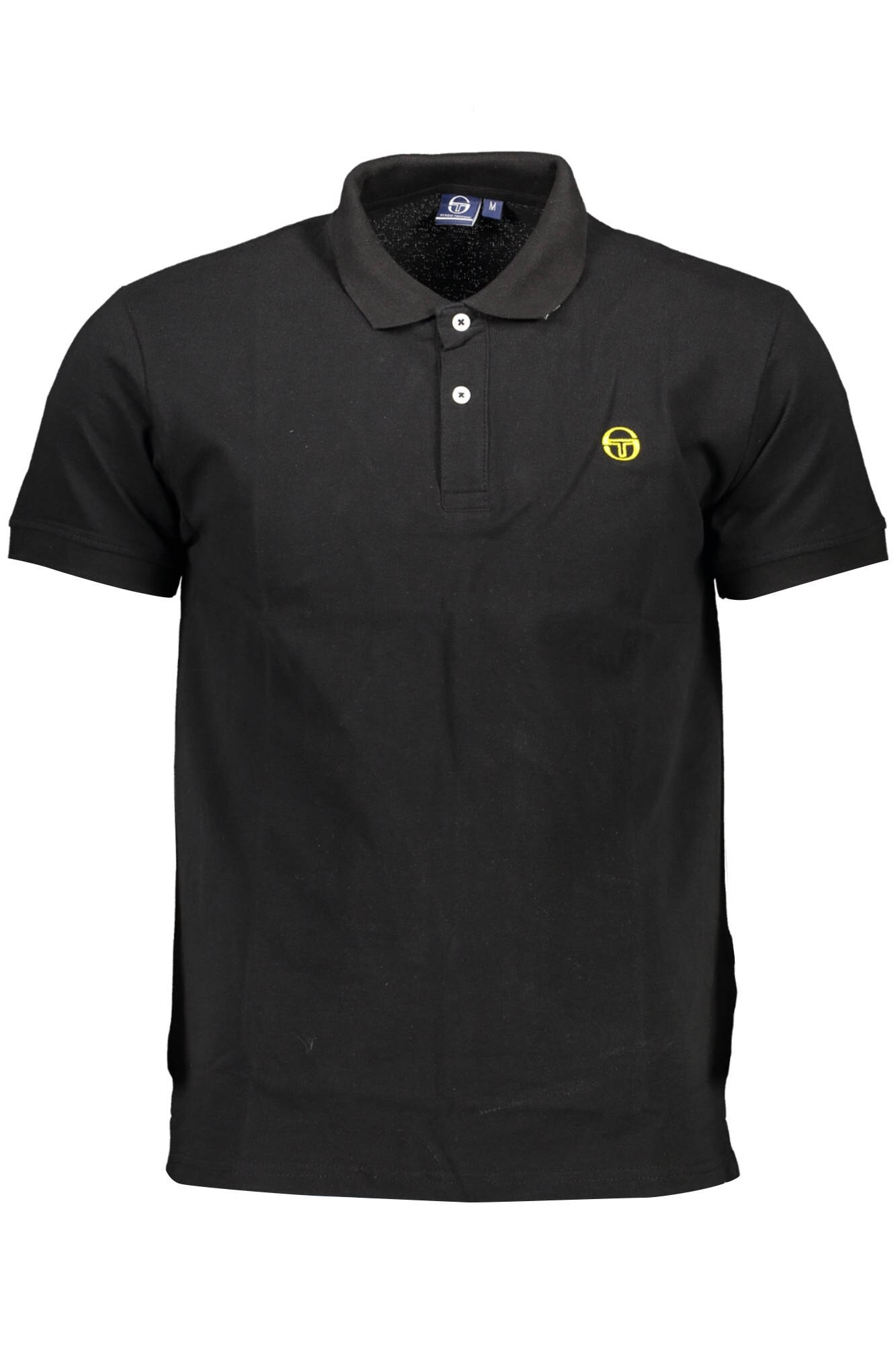Tricou, Sergio Tacchini ,9200399,Logo, Negru, Negru, 2XL