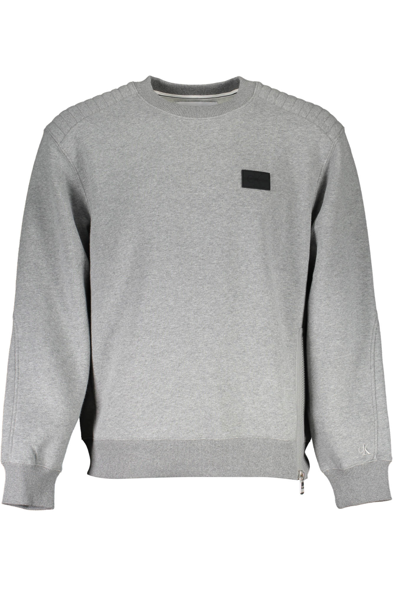Hanorac barbat, CALVIN KLEIN, 9105396, Logo, Gri, Gri