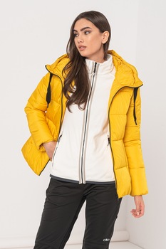 CMP, Geaca cu gluga 3M Thinsulate, Galben CMP, Geaca cu gluga 3M Thinsulate, Galben