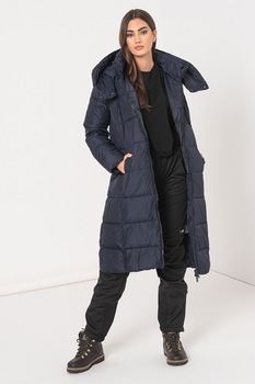 CMP, Geaca lunga cu gluga detasabila, Bleumarin CMP, Geaca lunga cu gluga detasabila, Bleumarin