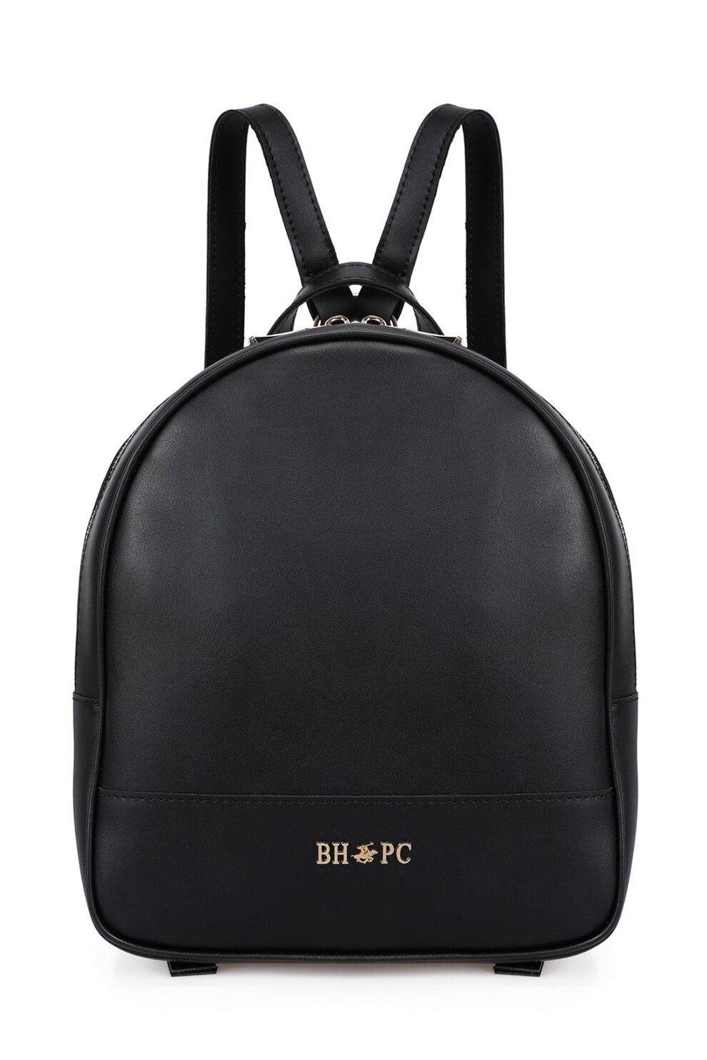 Beverly Hills Polo Club, Rucsac de piele ecologica cu aplicatie logo, Negru