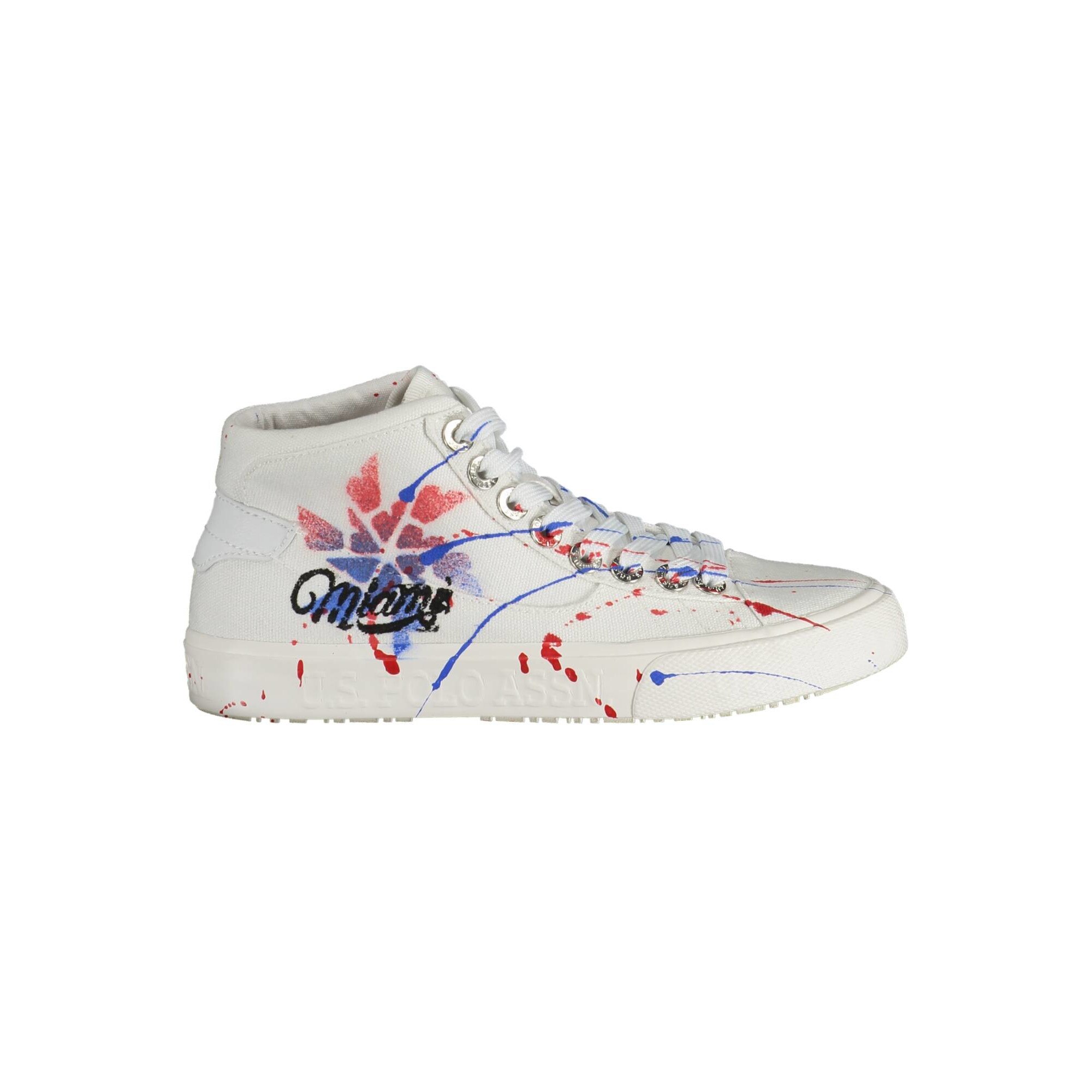 Pantofi Sport Dama, U.S. POLO ASSN., 9106882, Alb, Alb