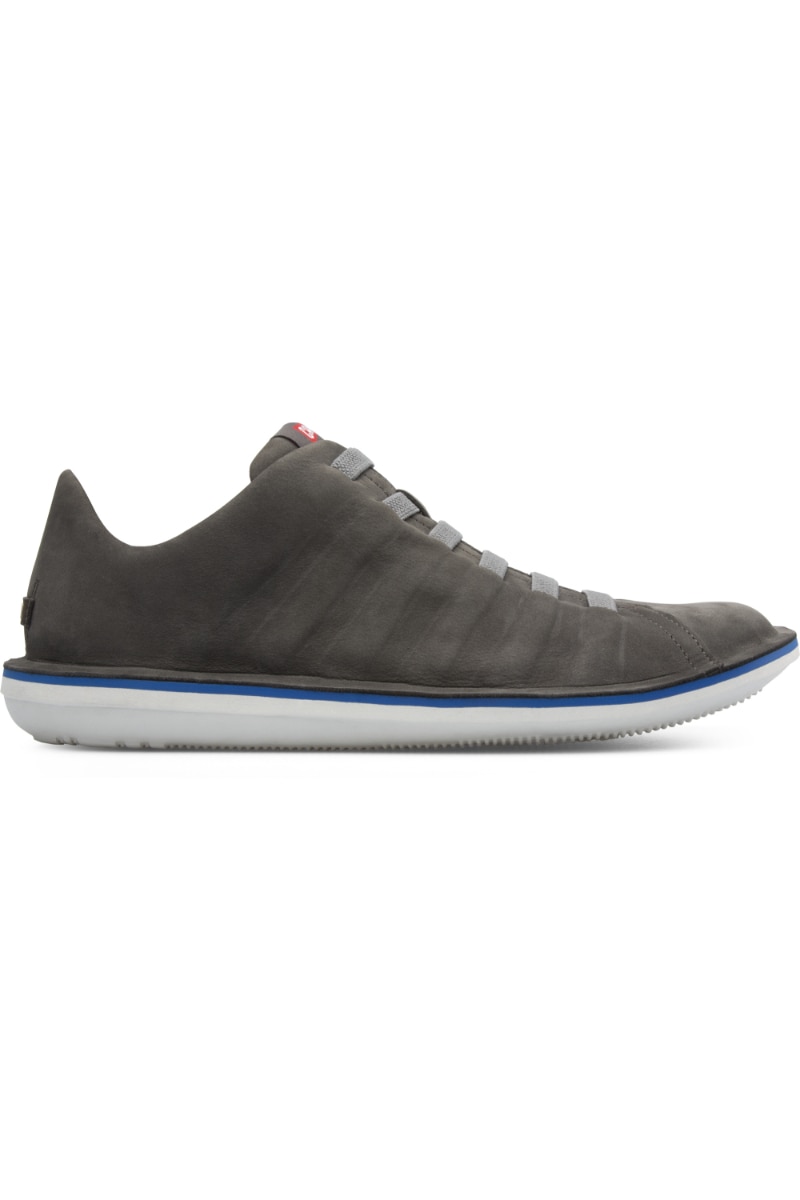 Pantofi barbati Beetle, Camper, Piele naturala, Gri, Gri