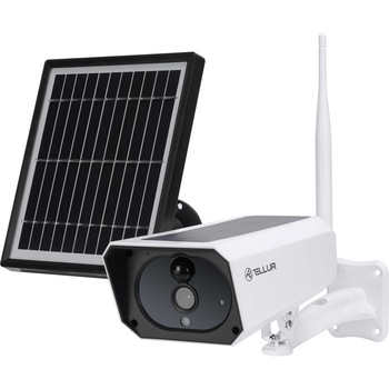 Camera WIFi Solara Tellur, 1080P, PIR, Alb Camera WIFi Solara Tellur, 1080P, PIR, Alb