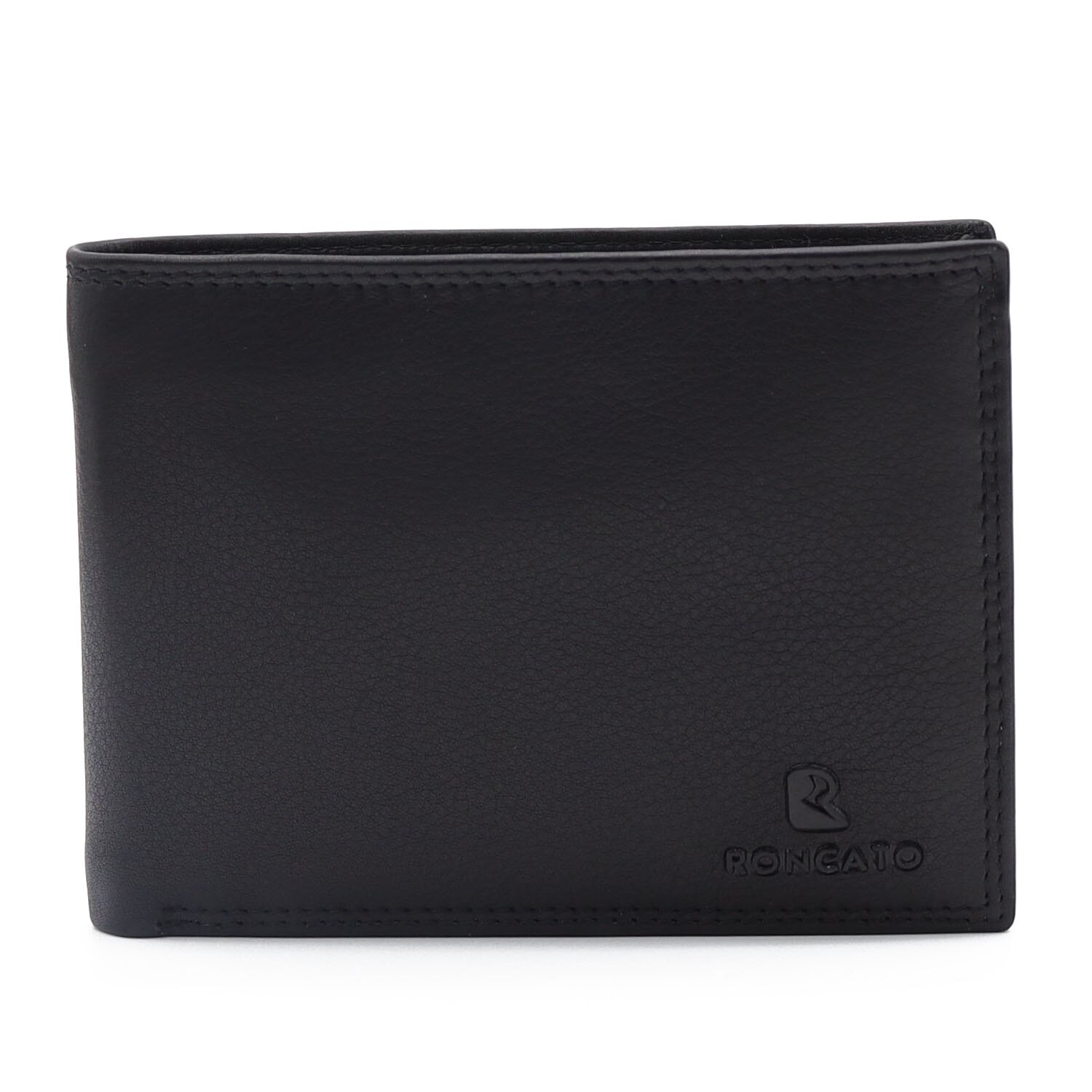 Portofel barbati Roncato PT638, piele naturala, Negru