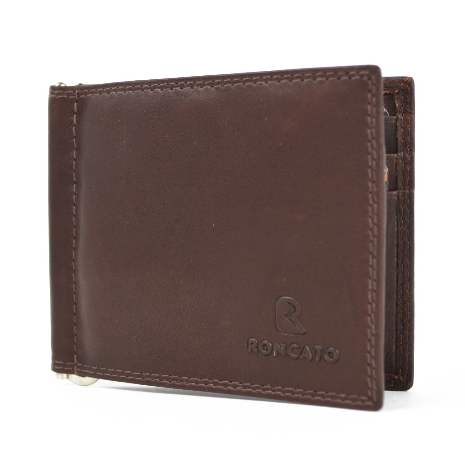Portofel barbati Roncato PT640, piele naturala, maro