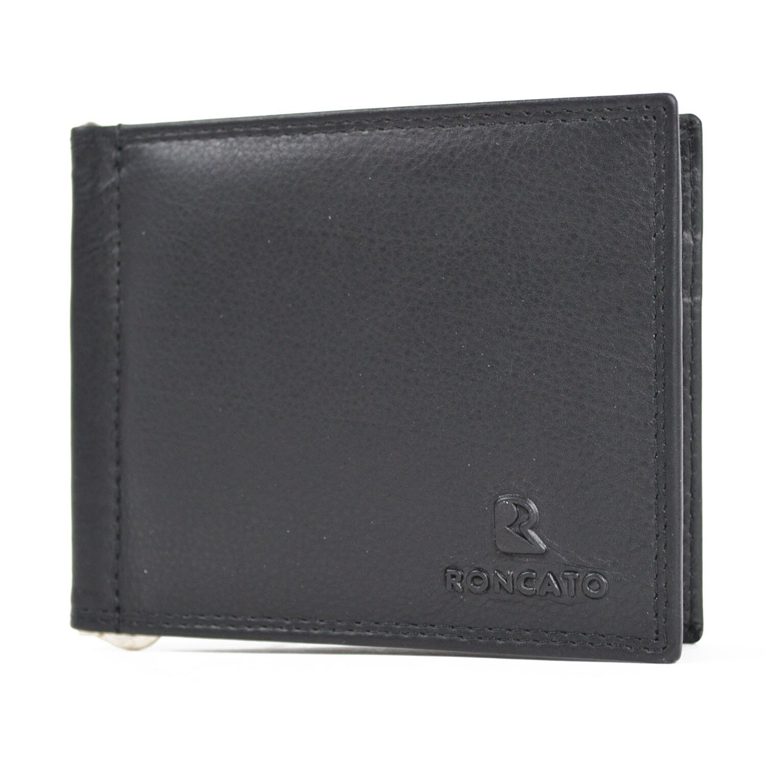 Portofel barbati Roncato PT641, piele naturala, Negru