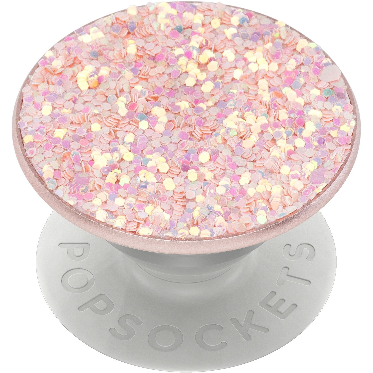 Suport universal de telefon si tableta PopSockets® ,accesoriu PopGrip Sparkle Rose