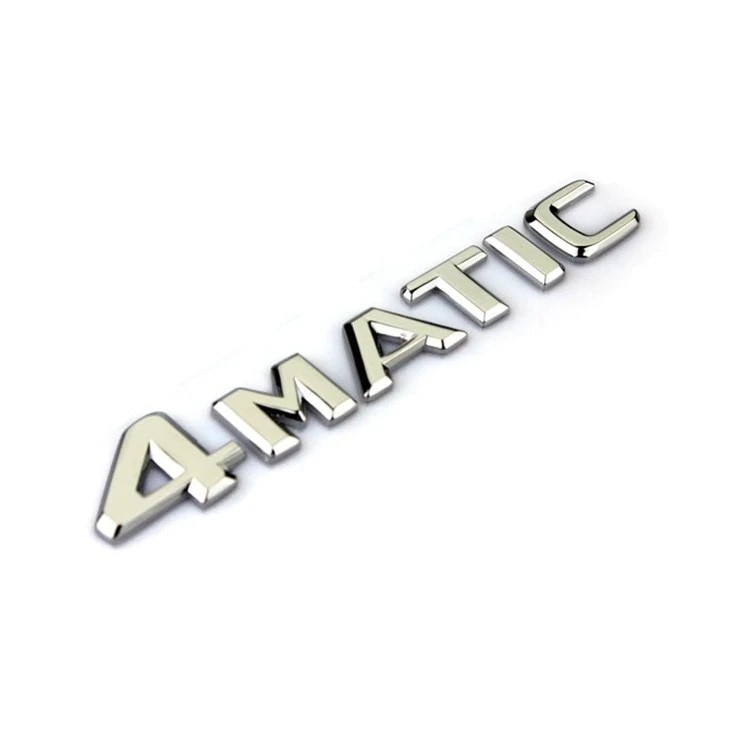 Emblema Scris din ABS 4Matic Silver lucios compatibil Mercedes