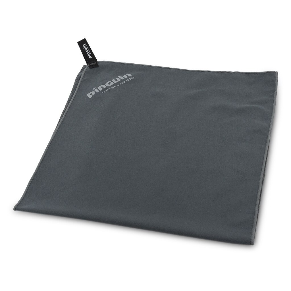 Prosop Pinguin Micro M 40x80cm, gri, 80g, impachetat ⌀6x12cm