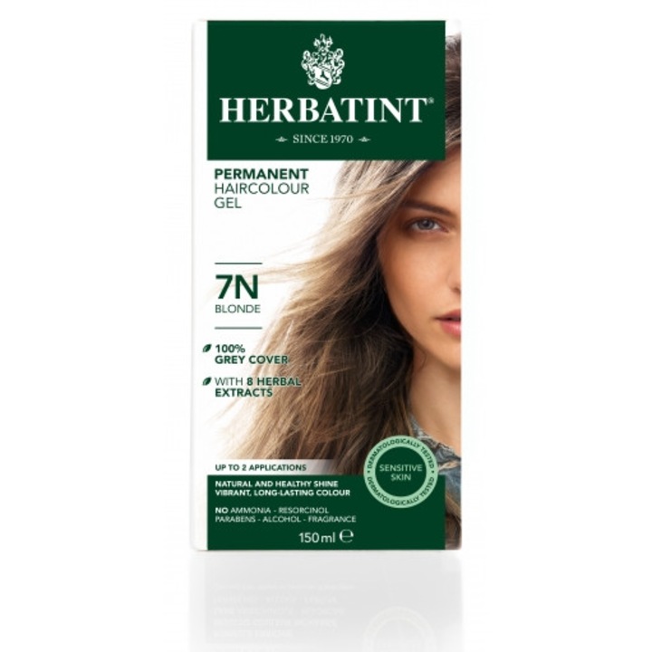 Herbatint 7N Állandó szőke hajfesték, 150 ml