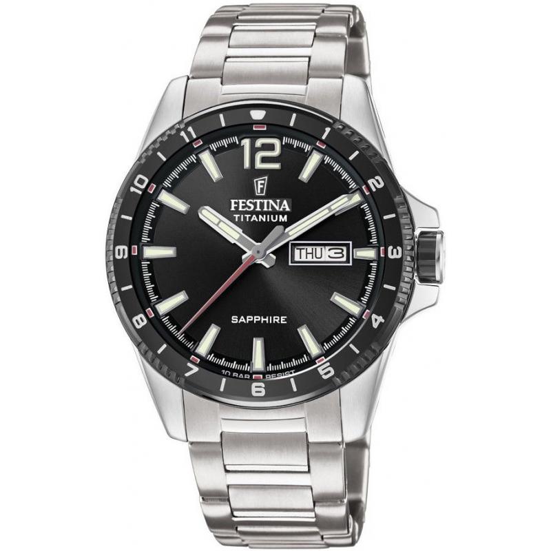Ceas barbatesc Festina Titanium Sport 20529/4, Titan, 10 ATM, Argintiu