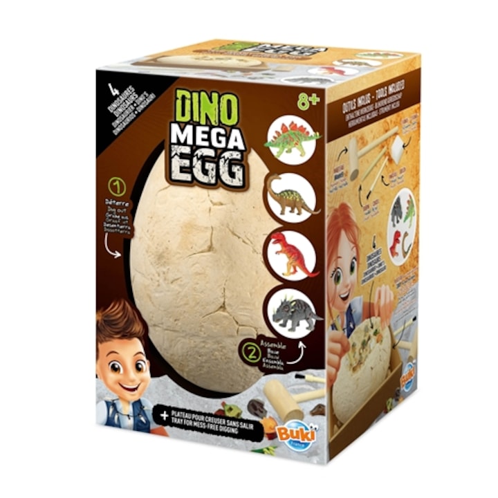 Играчка Buki France Mega Egg Dino